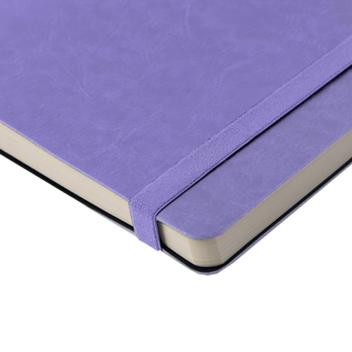 Ежедневник недатированный Boomer, А5, белый, кремовый блок в линейку, без обреза