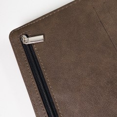 Ежедневник недатированный Coach, B5, коричневый, кремовый блок, подарочная коробка