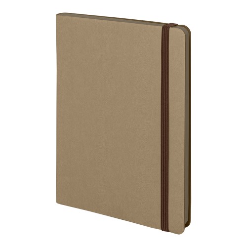 Ежедневник недатированный Shady, А5, бежевый, кремовый блок в линейку, светло-коричневый обрез