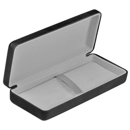 Футляр для 1-2 ручек, серебристый, PU-материал