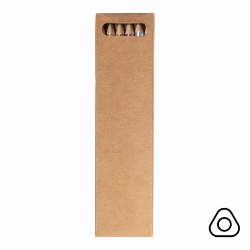 Цветные карандаши METALLIC, 6 цветов