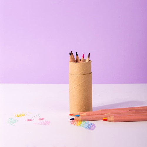 Цветные карандаши мини FLORA ,12 цветов