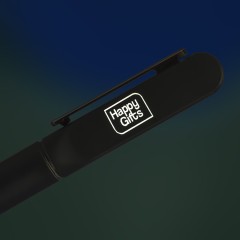 Ручка шариковая NEO с подсветкой после гравировки, soft touch