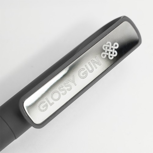 Ручка шариковая GLOSSY GUN с покрытием soft touch