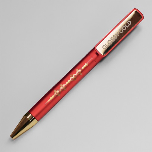 Ручка шариковая GLOSSY GOLD