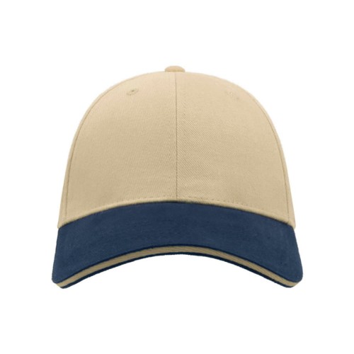 Бейсболка LIBERTY SANDWICH, 6 клиньев, сэндвич, металлическая застежка