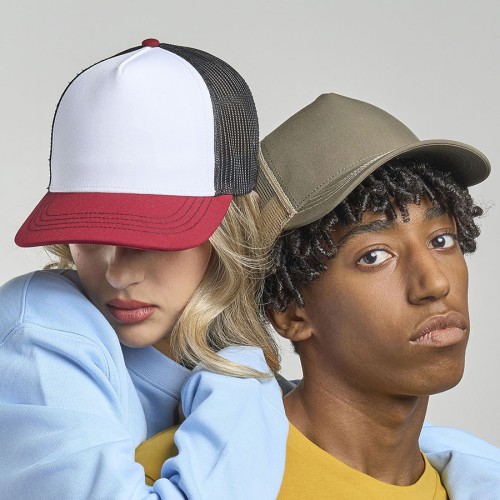 Бейсболка RAPPER CANVAS-S, 5 клиньев, пластиковая застёжка