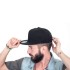 Бейсболка SNAP BACK, 6 клиньев, пластиковая застежка