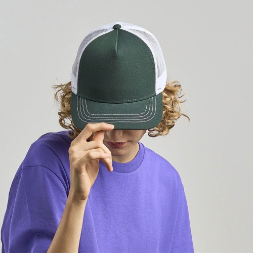 Бейсболка RAPPER CANVAS-S, 5 клиньев, пластиковая застёжка