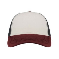 Бейсболка RAPPER CANVAS-S, 5 клиньев, пластиковая застёжка