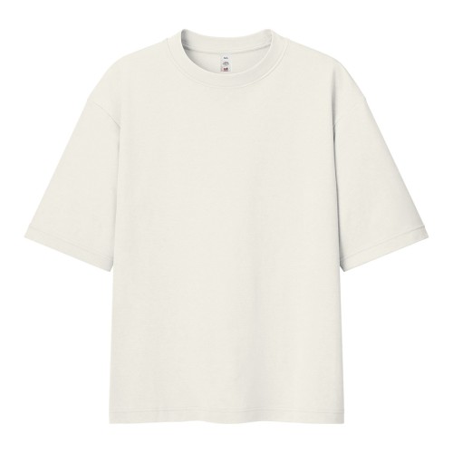 Футболка мужская оверсайз LIBRA, айвори, M/L, 100% хлопок, 220 г/м2