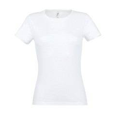 Футболка женская MISS, белый, S, 100% хлопок, 150 г/м2