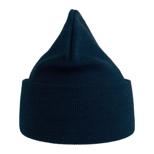 Шапка вязаная PURE с отворотом из пряжи Polylana