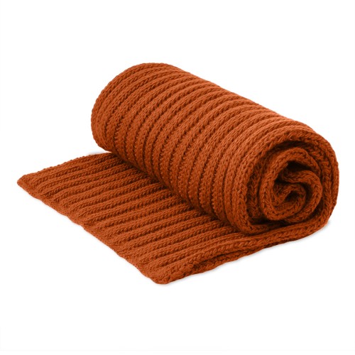 Шарф вязаный НАСВЯЗИ© шерсть/акрил