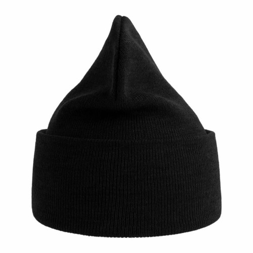 Шапка вязаная PURE с отворотом из пряжи Polylana