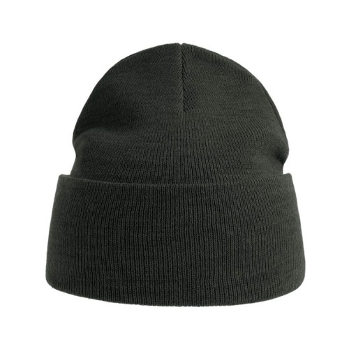 Шапка вязаная PURE с отворотом из пряжи Polylana