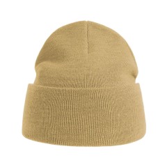 Шапка вязаная PURE с отворотом из пряжи Polylana