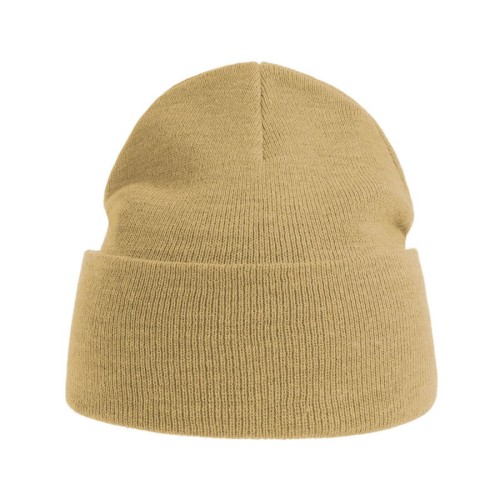 Шапка вязаная PURE с отворотом из пряжи Polylana