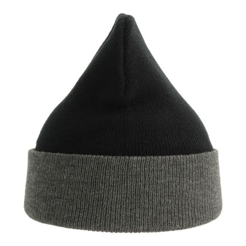 Шапка вязаная двойная WIND с отворотом