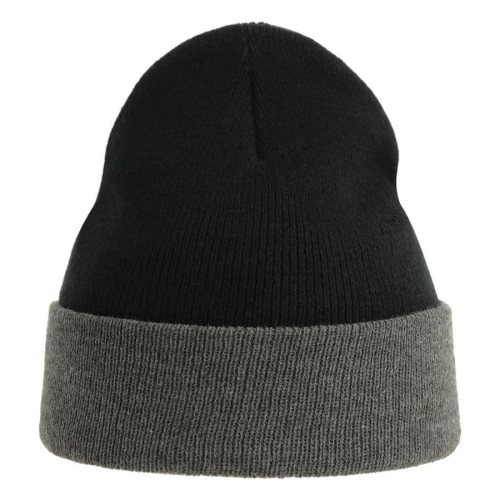 Шапка вязаная двойная WIND с отворотом