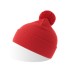 Шапка вязаная двойная Wind-S с помпоном