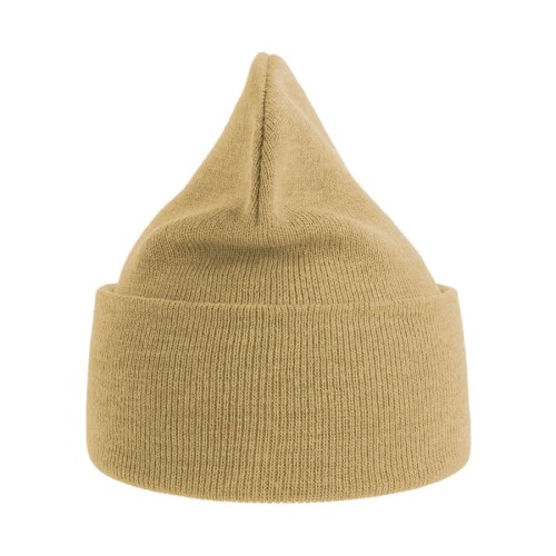 Шапка вязаная PURE с отворотом из пряжи Polylana