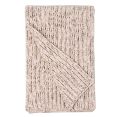 Шарф вязаный НАСВЯЗИ© шерсть/акрил