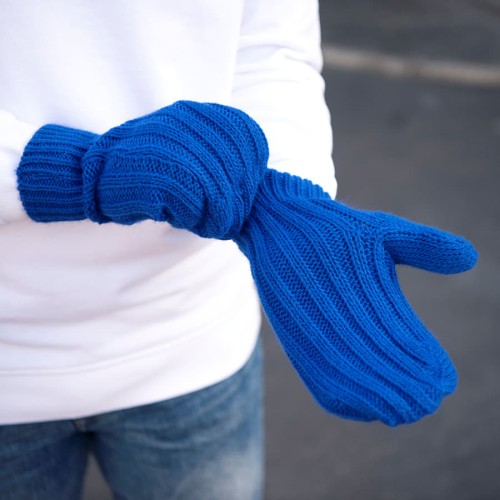 Варежки вязаные НАСВЯЗИ© шерсть/акрил