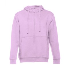 Толстовка мужская с капюшоном на молнии AMSTERDAM, сиренев., S, 50% хлопок, 50% полиэстер, 320 г/м2