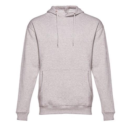 Толстовка мужская с капюшоном PHOENIX, серый меланж, XS, 50% хлопок, 50 полиэстер, 320 г/м2