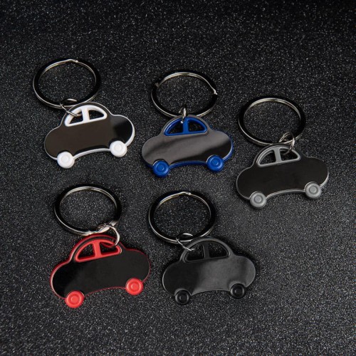 Брелок TONER CAR; 4,2 x 3 x 0,4 см; черный; металл/пластик