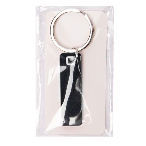 Брелок TONER STICK; 5,28 x 1,6 x 0,42 см; черный; металл/пластик