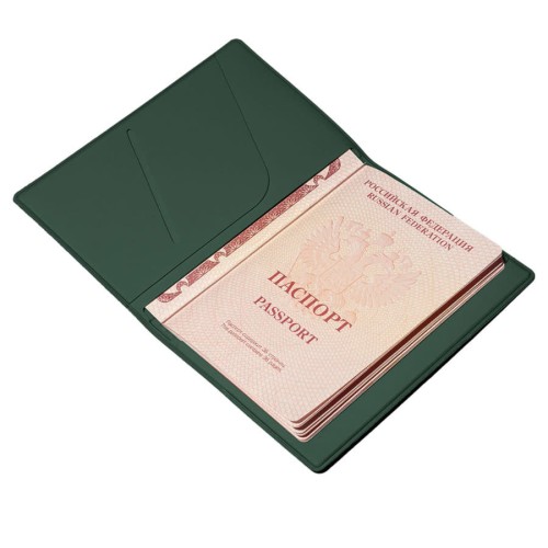 Обложка для паспорта Simply, 13.5 х 19.5 см, голубая, PU