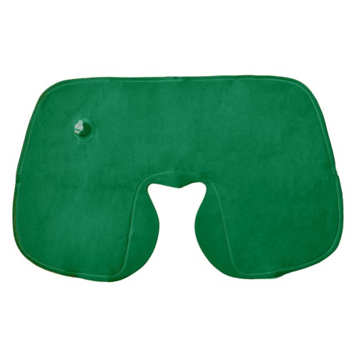 Подушка надувная дорожная WAY в футляре; желтый; 43,5х27,5 см; твил