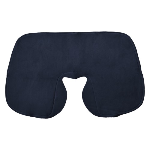 Подушка надувная дорожная WAY в футляре; желтый; 43,5х27,5 см; твил