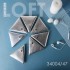 Чехол для наушников LOFT SILVER