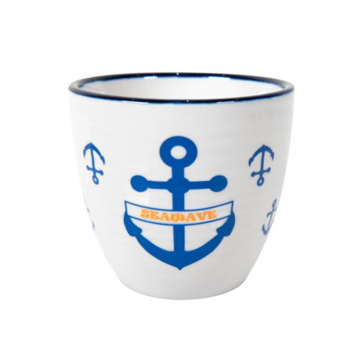 Чайник и чайная пара SEAWAVE в упаковке, 200мл и 500мл, фарфор