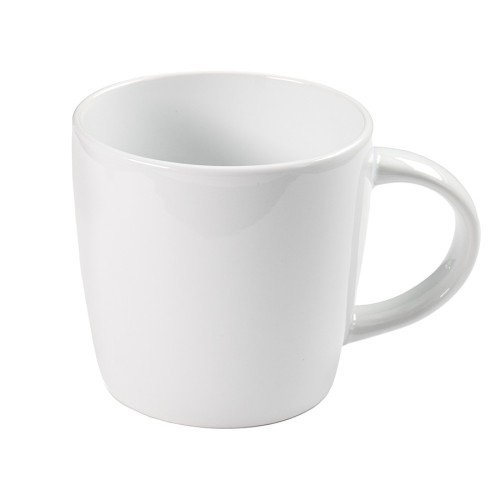 Кружка MILK , белый, 300мл, тонкая керамика, глянцевое покрытие