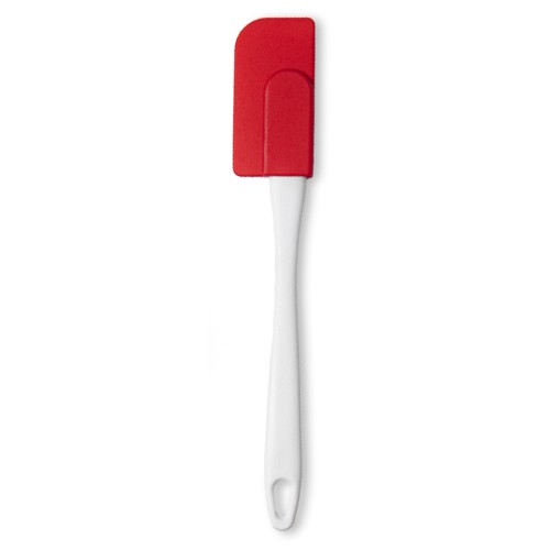 Лопатка кулинарная KERMAN, красный, 3,5х23х1см, силикон, пластик