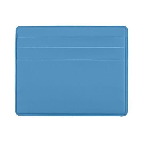 Чехол Simply для 6 карт с отделением для денег, голубой, PU