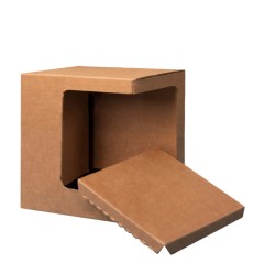 Коробка для кружек 25903 с подиумом размер 11,8х9,0х10,8 см, микрогофрокартон