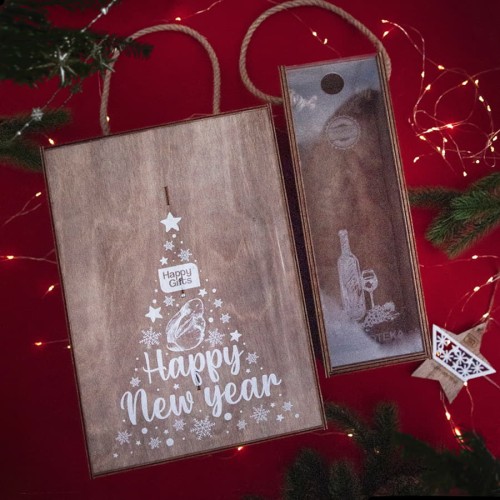 Ящик подарочный WINOTERRA размер 36 х 24,5 х 11 см