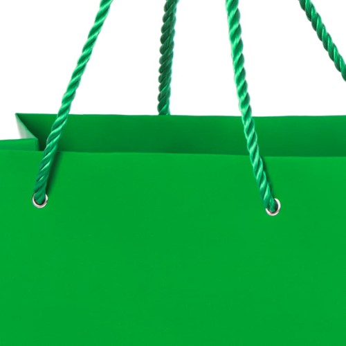 Пакет подарочный GLAM 27х12х32 см, зелёный
