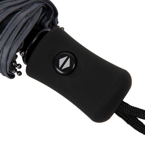 Зонт LONDON складной, автомат; темно-серый; D=100 см; 100% полиэстер