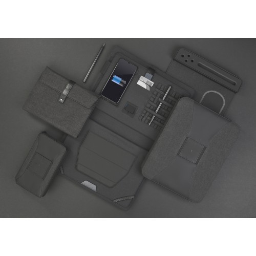 Портмоне с RFID - защитой от считывания данных кредиток, черный