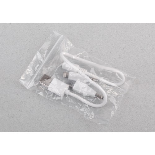 Кабель 2-в-1 (microUSB, Lightning), белый