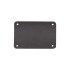 Шильд 4х6 см имитация кожи, темно-серый