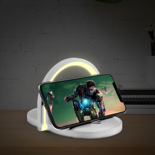 Лампа складная с беспроводным (15W) зарядным устройством 