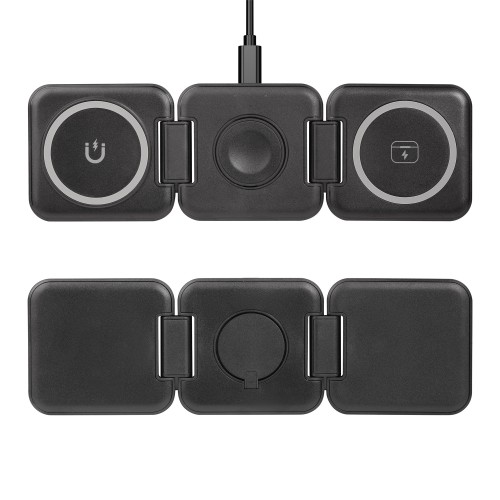 Складная беспроводная (15W) зарядная станция 