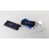 Беспроводное зарядное устройство Sticky SOFTTOUCH, 10000 mAh с подсветкой логотипа и присосками, синий